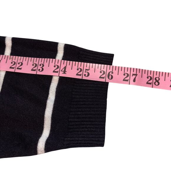 Market & Spruce Womens 3X Black & White Striped Nautical NWOT - Picture 7 of 7